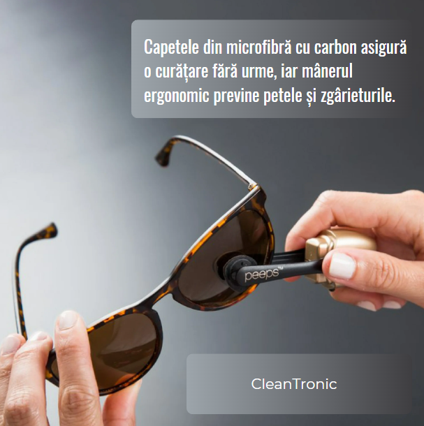 Dispozitiv Portabil de Curățare a Ochelarilor